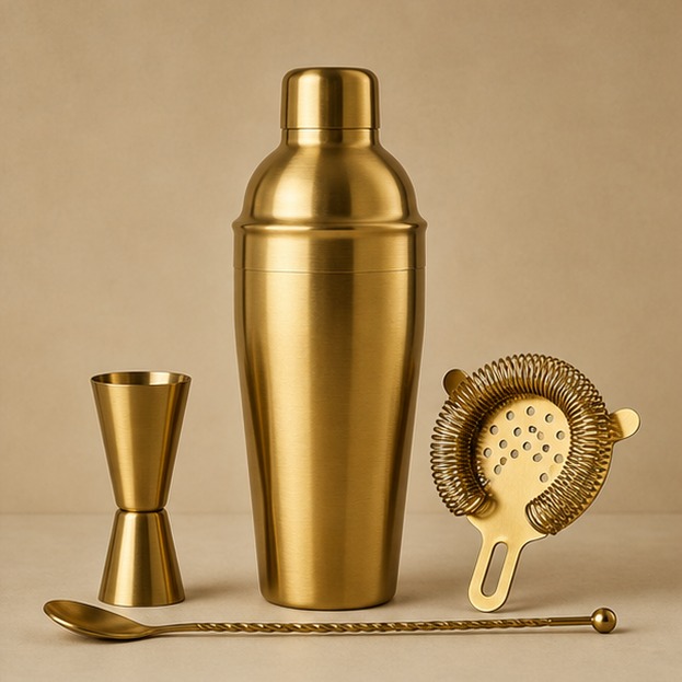Wholesale Gold Cocktail Shaker Set