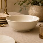 Wholesale Ceramic Serving Bowl — lifestyle setting thumbnail