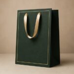 Wholesale Luxury Ribbon Handle Gift Bag — alternate product view thumbnail