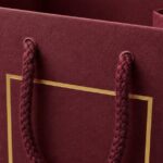 Wholesale Wine Bottle Gift Bag — material and finish detail thumbnail