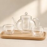 Wholesale Glass Teapot and Cup Set — alternate product view thumbnail