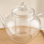 Wholesale Glass Teapot and Cup Set — material and finish detail thumbnail