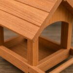 Wholesale Wooden Garden Bird Feeder — material and finish detail thumbnail