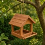 Wholesale Wooden Garden Bird Feeder — lifestyle setting thumbnail