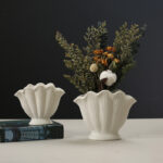 CV13-BK ceramic vase alternate angle thumbnail